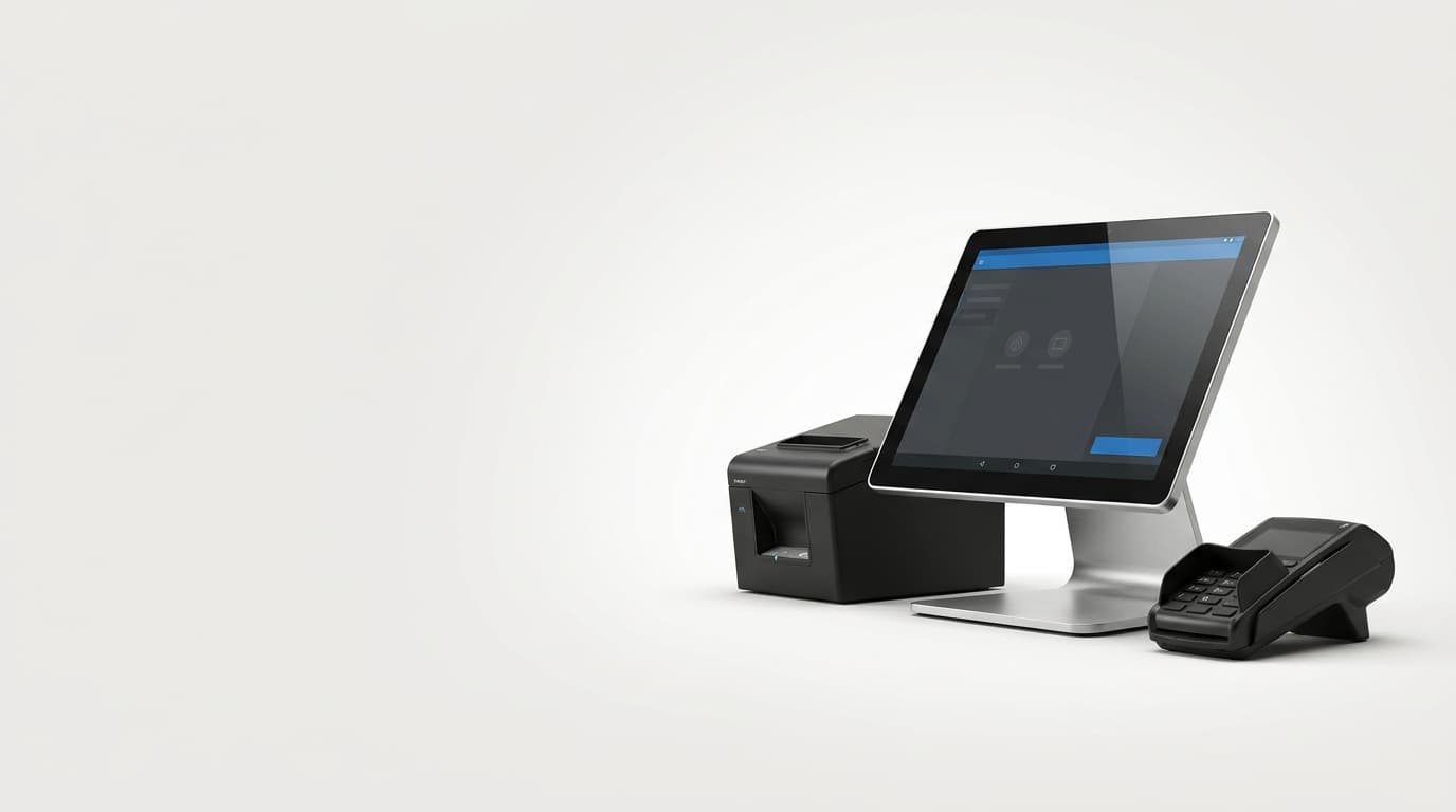 CDISS point-of-sale terminal with card reader and receipt printer